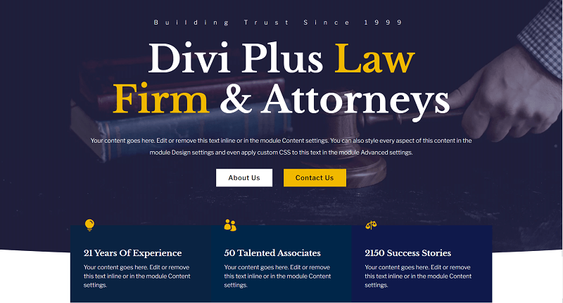 Hero - Law Firm