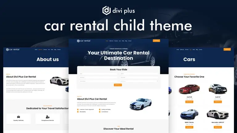 Car Rental Child Theme