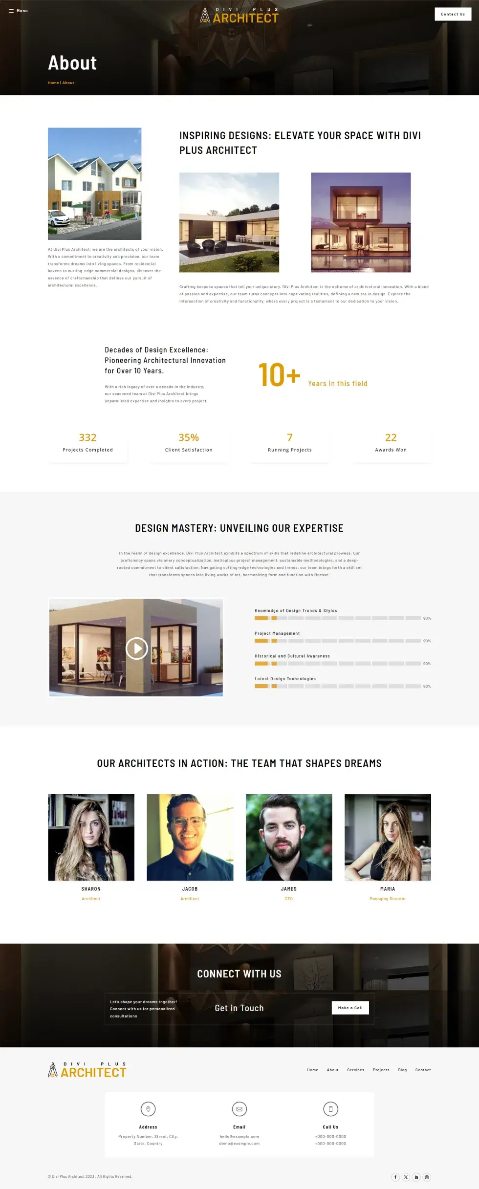 Divi Plus Architect Child Theme