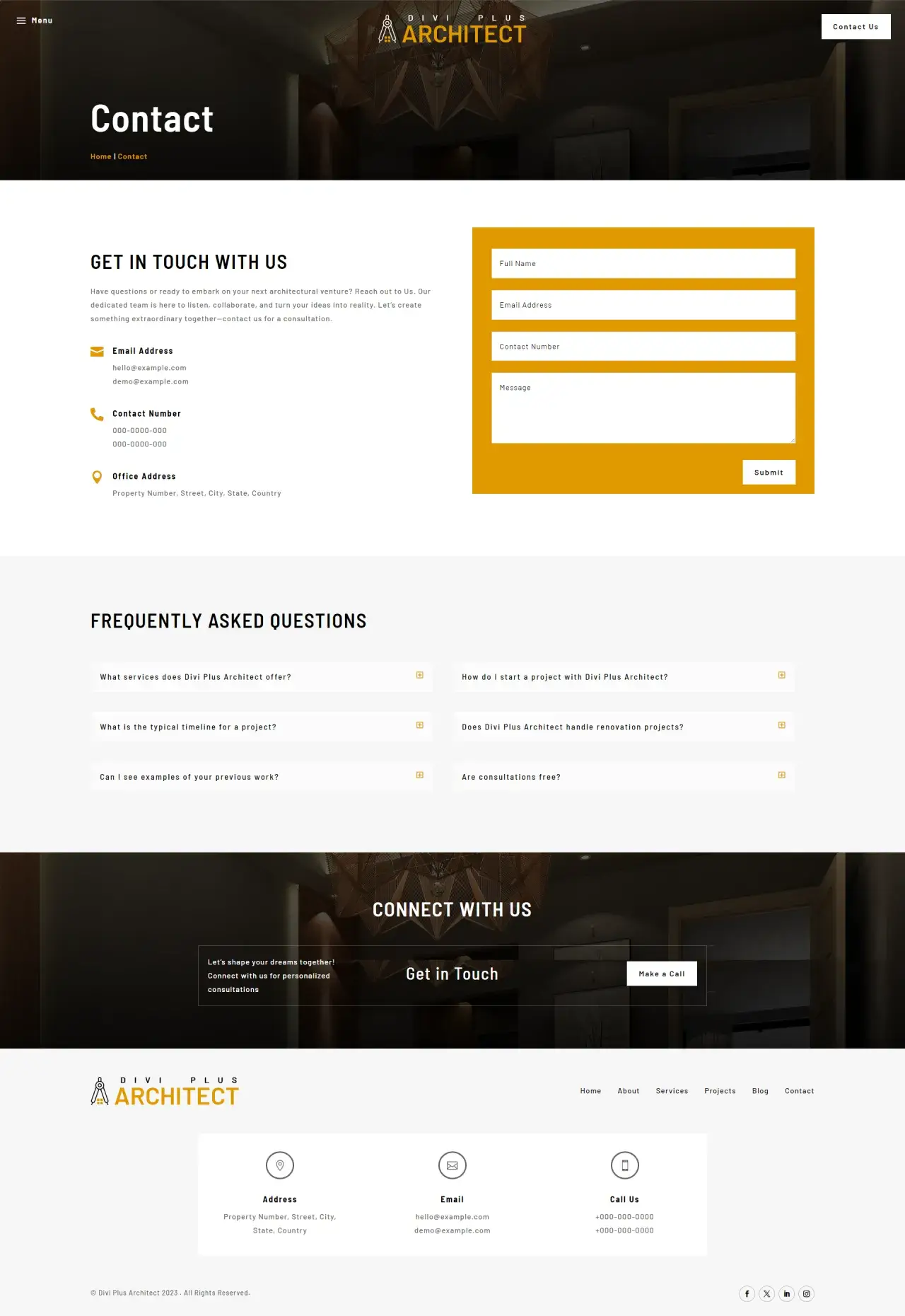 Divi Plus Architect Child Theme