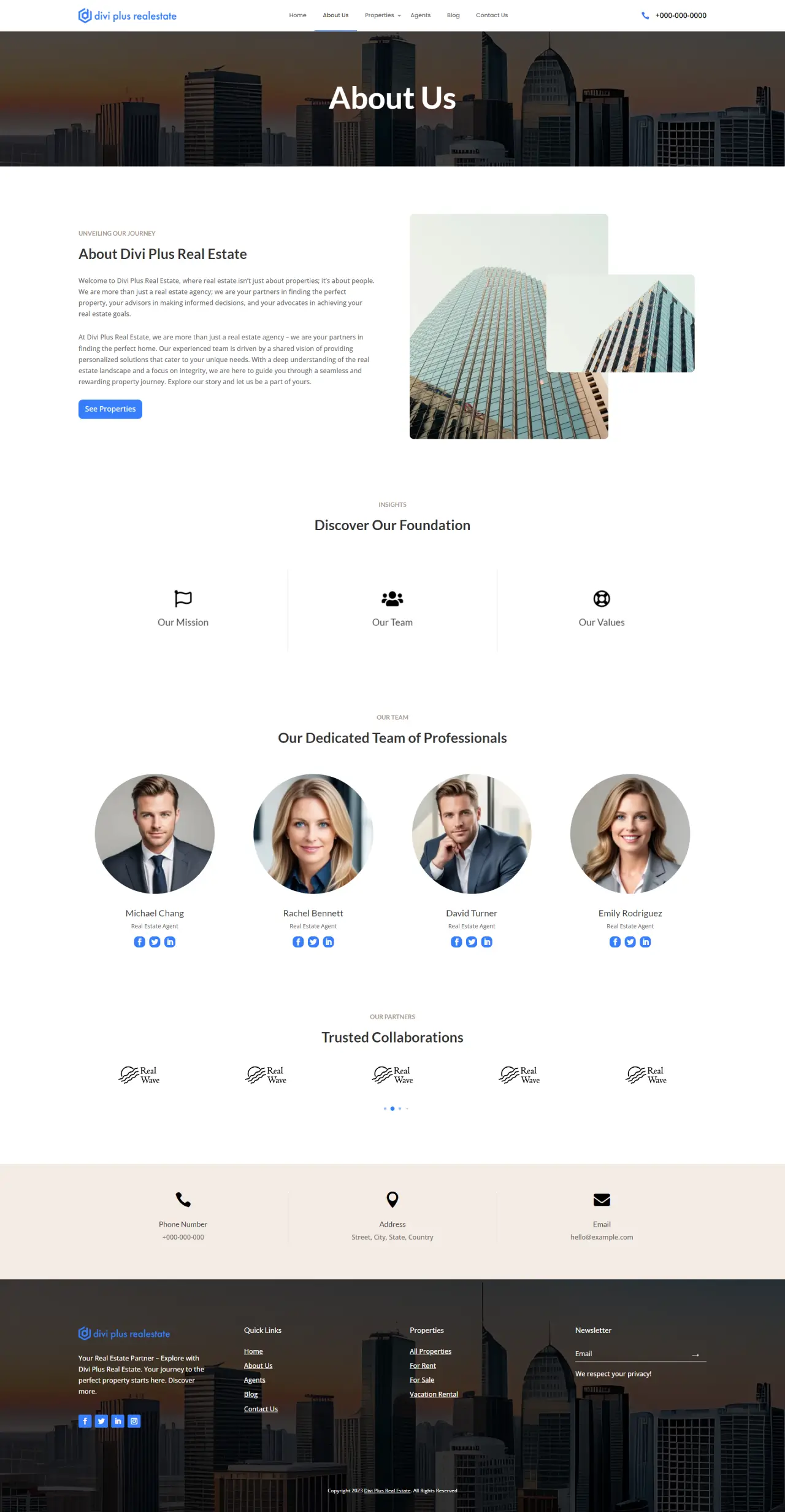 Divi Plus Real Estate Child Theme