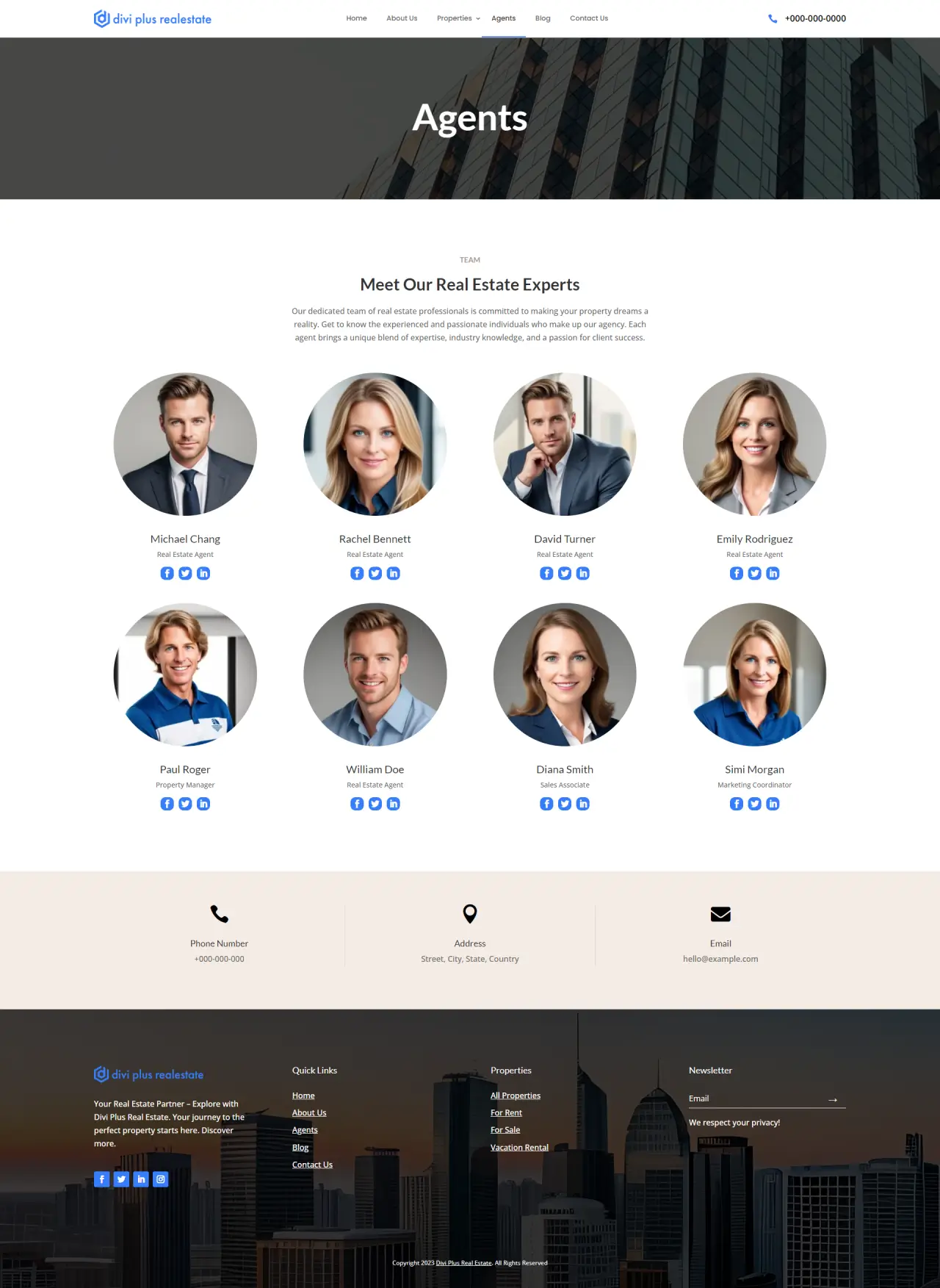 Divi Plus Real Estate Child Theme