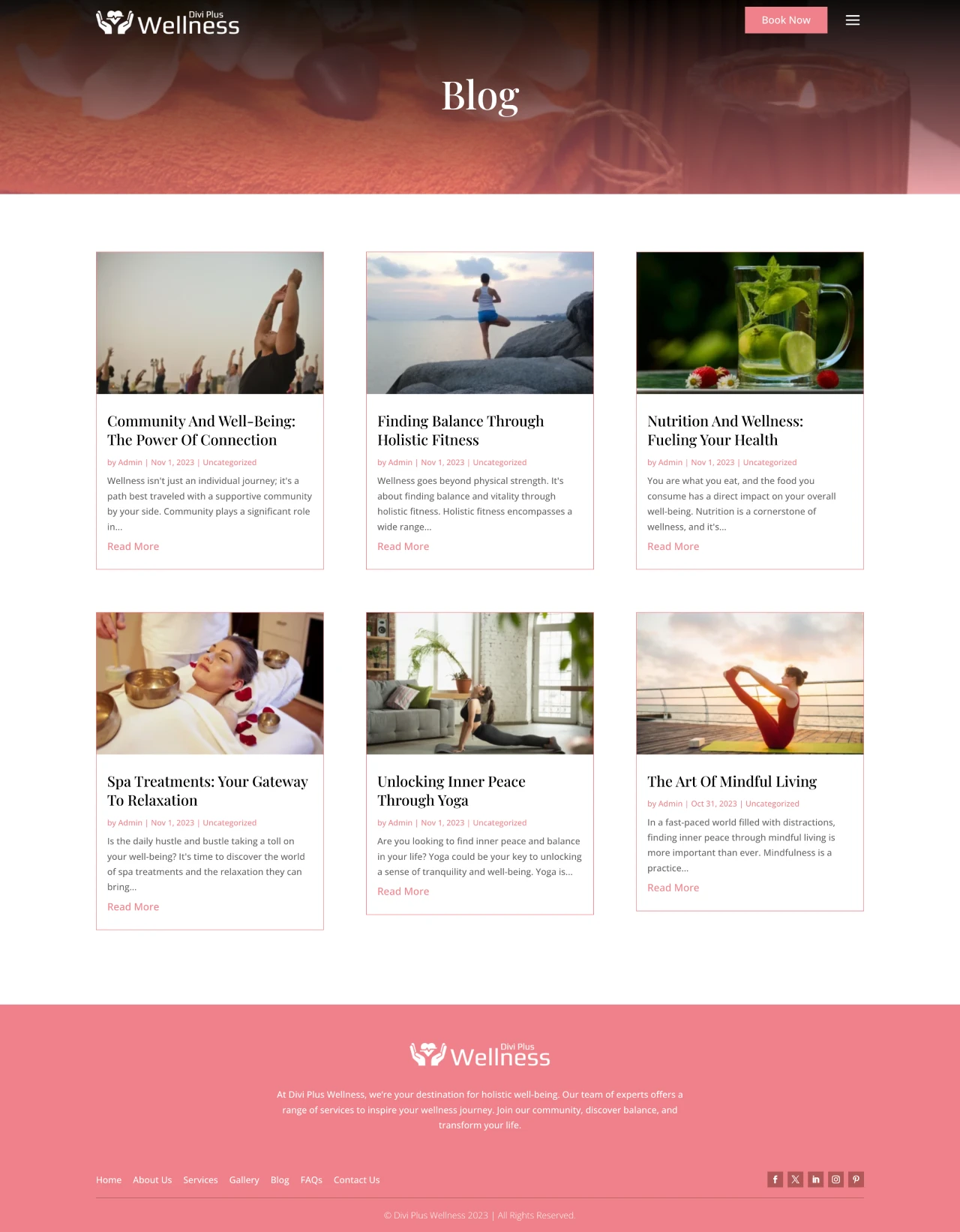 Divi Plus Wellness Child Theme