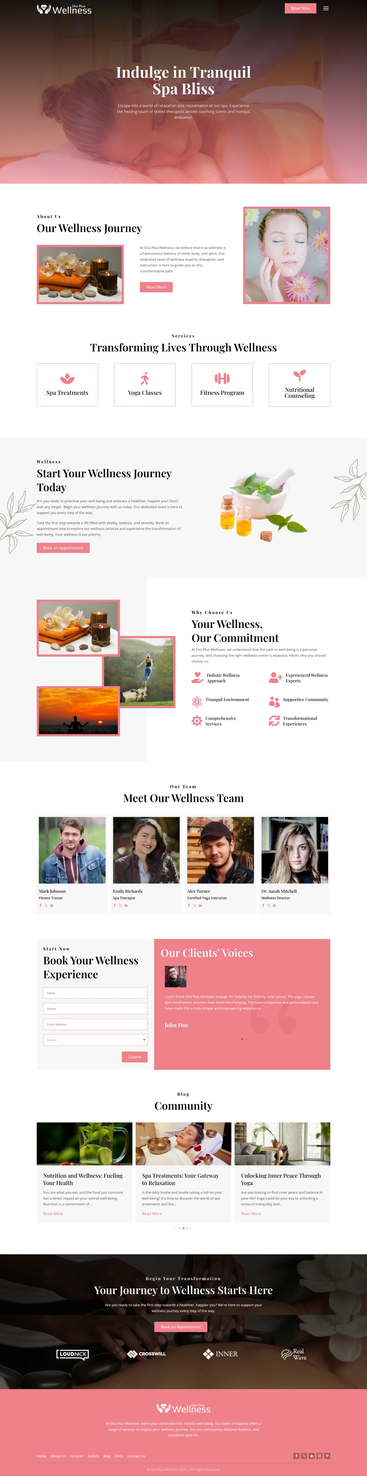 Divi Plus Wellness Child Theme