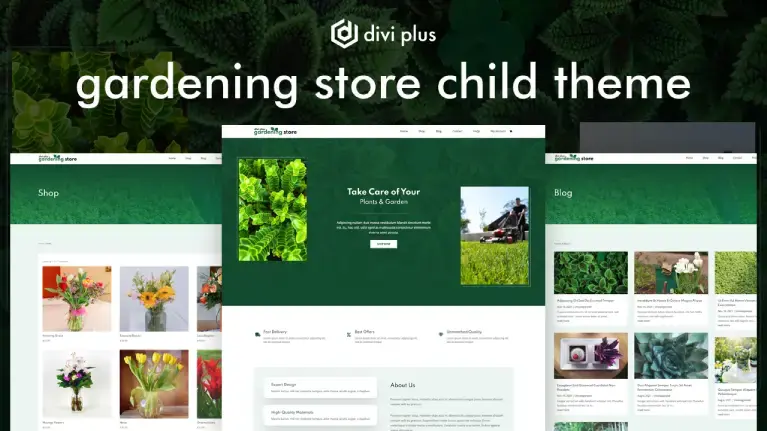 Gardening Store Child Theme