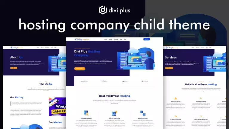 Hosting Company Child Theme