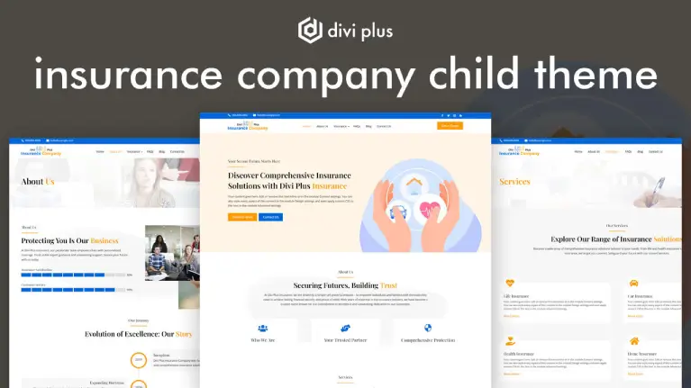 Insurance Company Child Theme