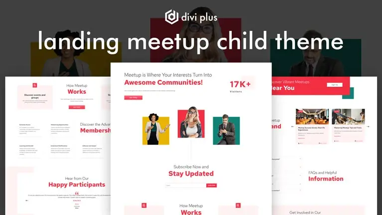 Landing Meetup Child Theme