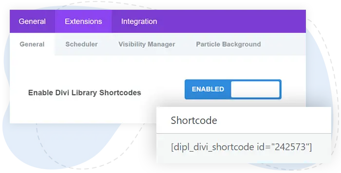 library-shortcode