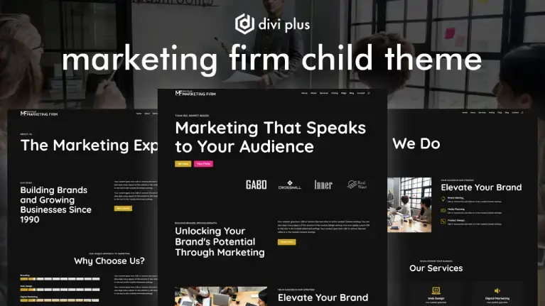 Marketing Firm Child Theme