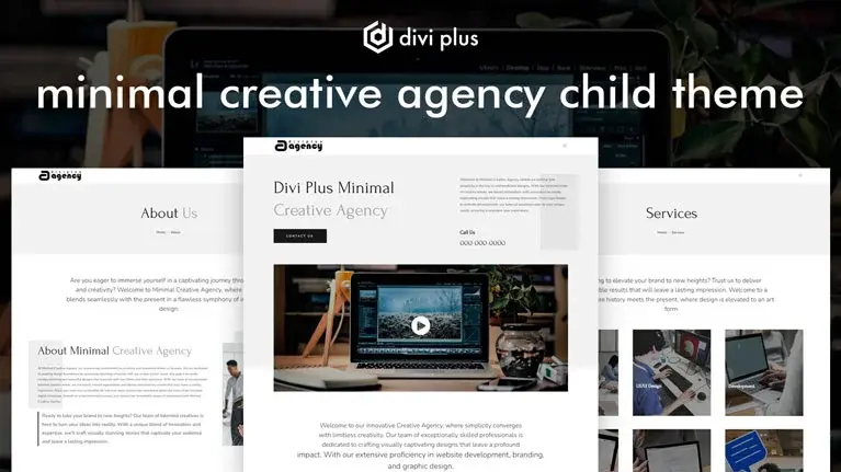 Minimal Creative Agency Child Theme