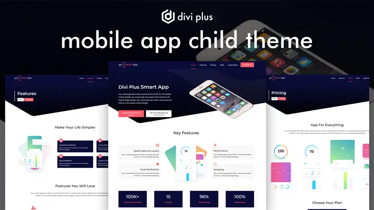 Mobile App Child Theme