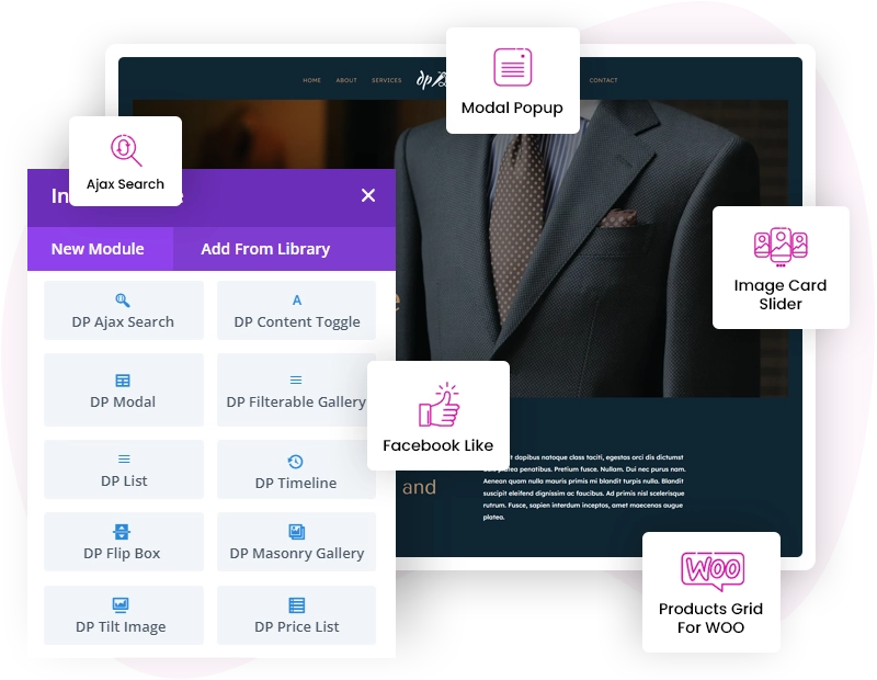 Divi professional modules